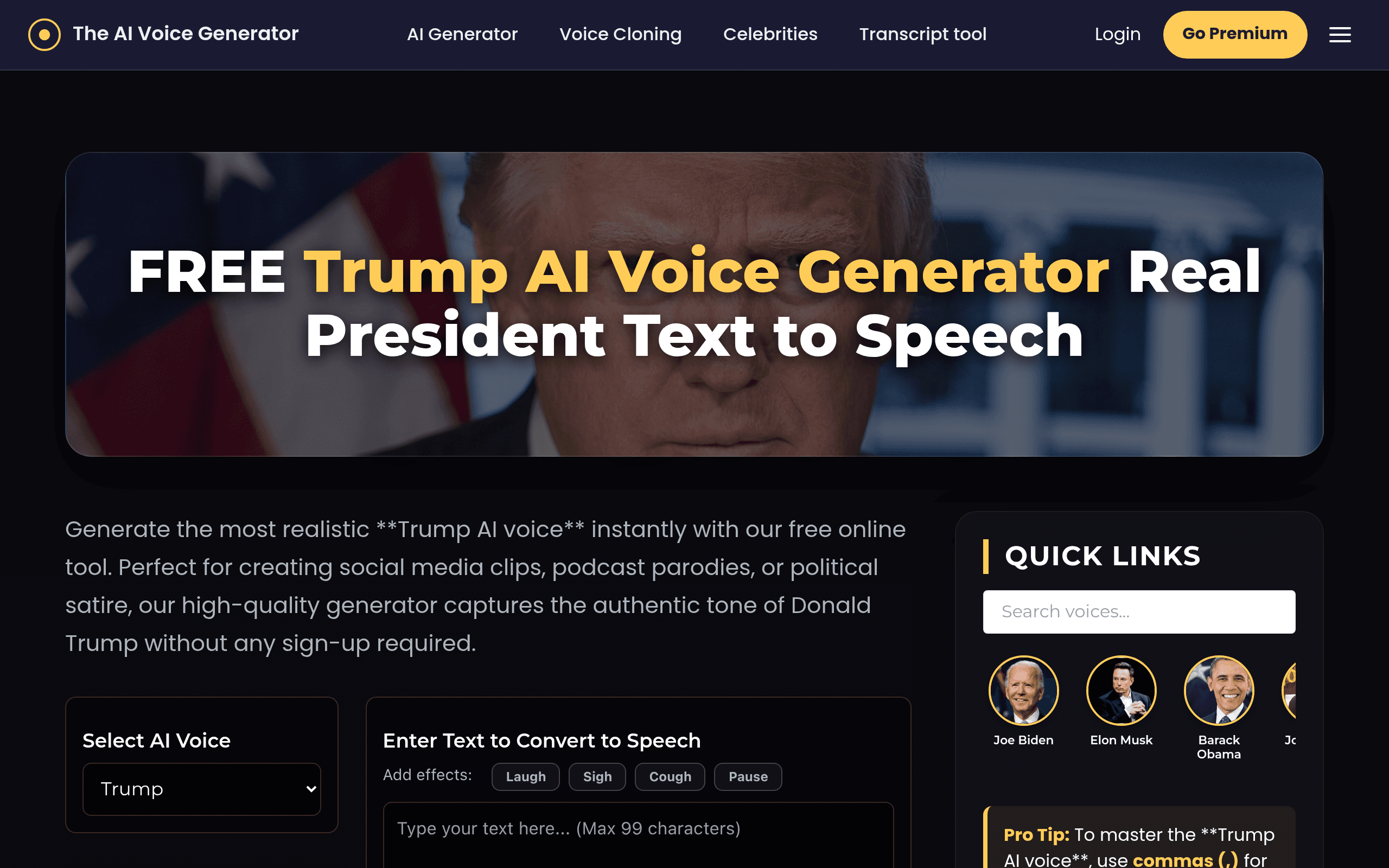 The AI Voice Generator