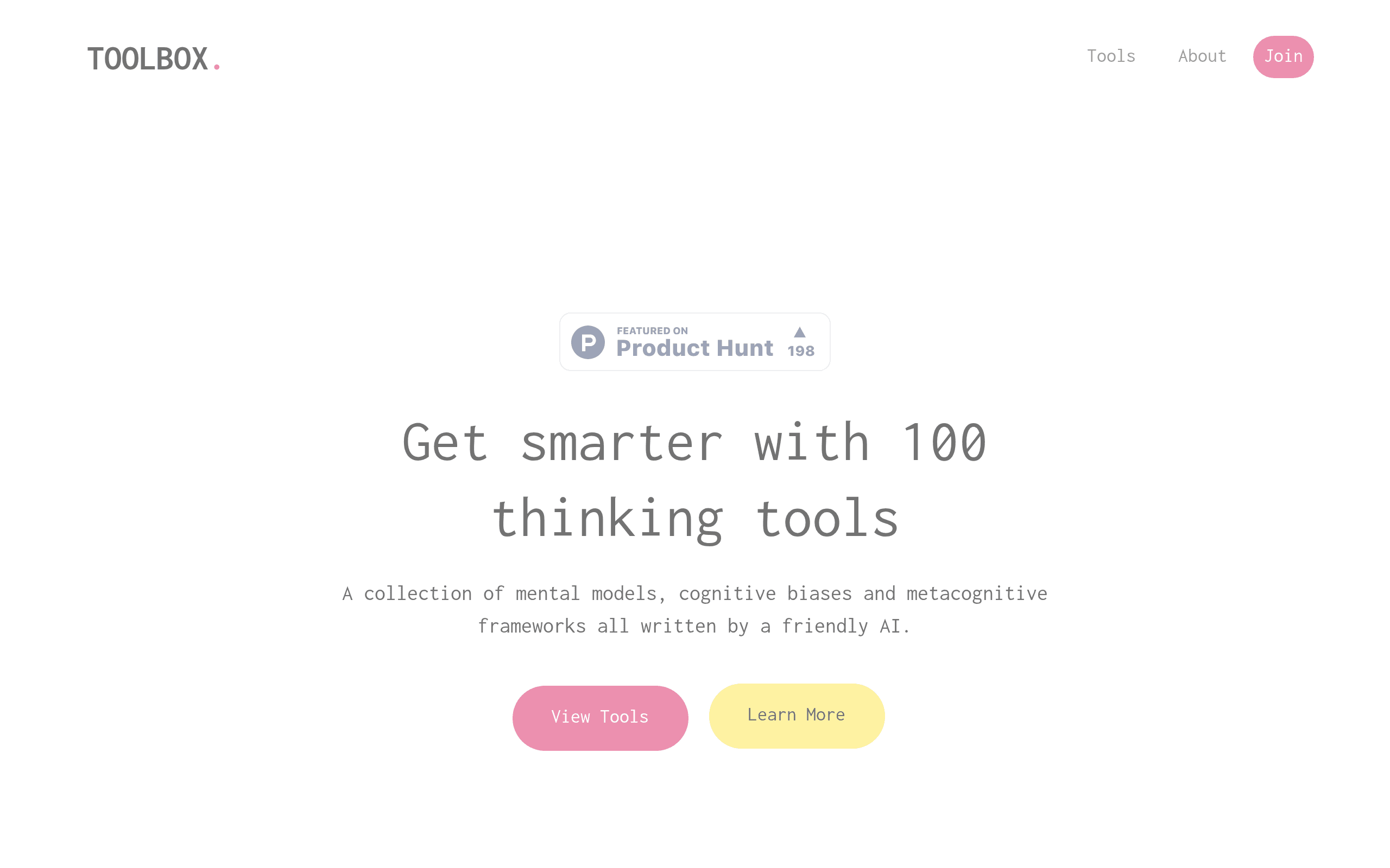 Thinking Toolbox