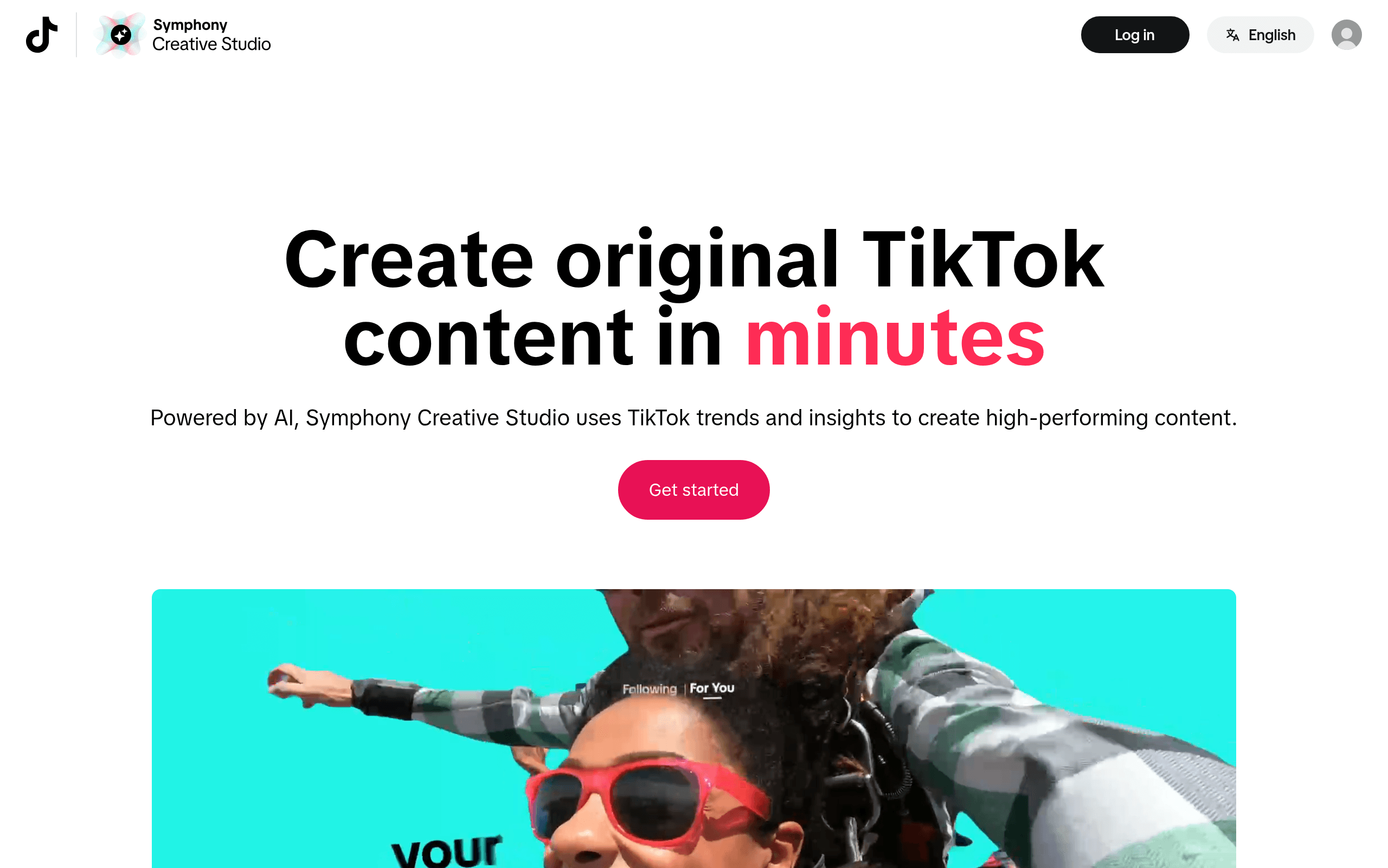 TikTok Symphony Creative Studio