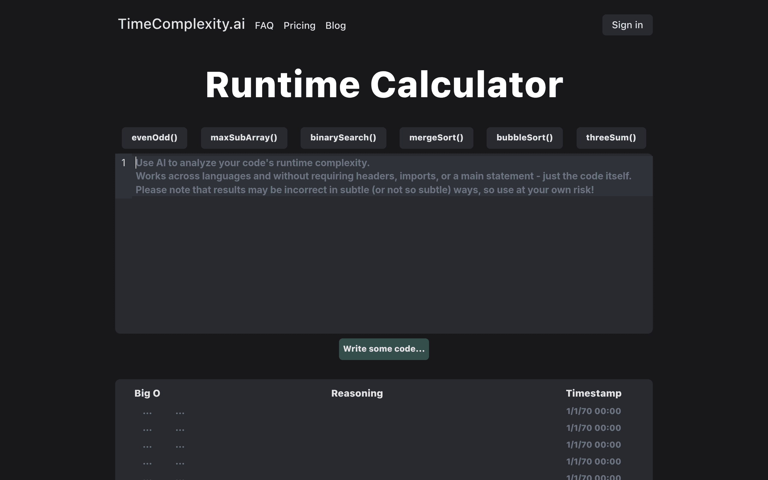 TimeComplexity