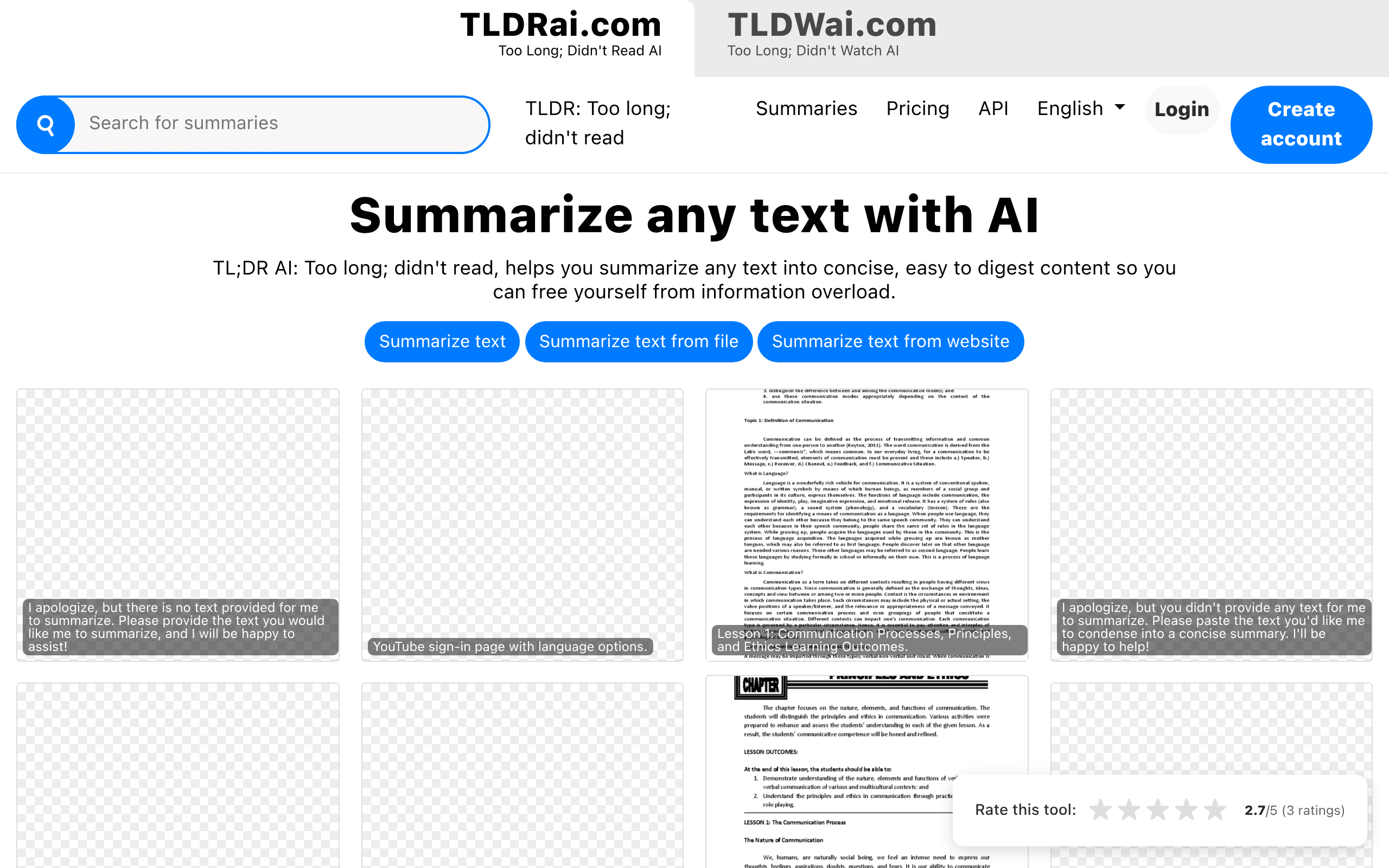 TL;DR AI