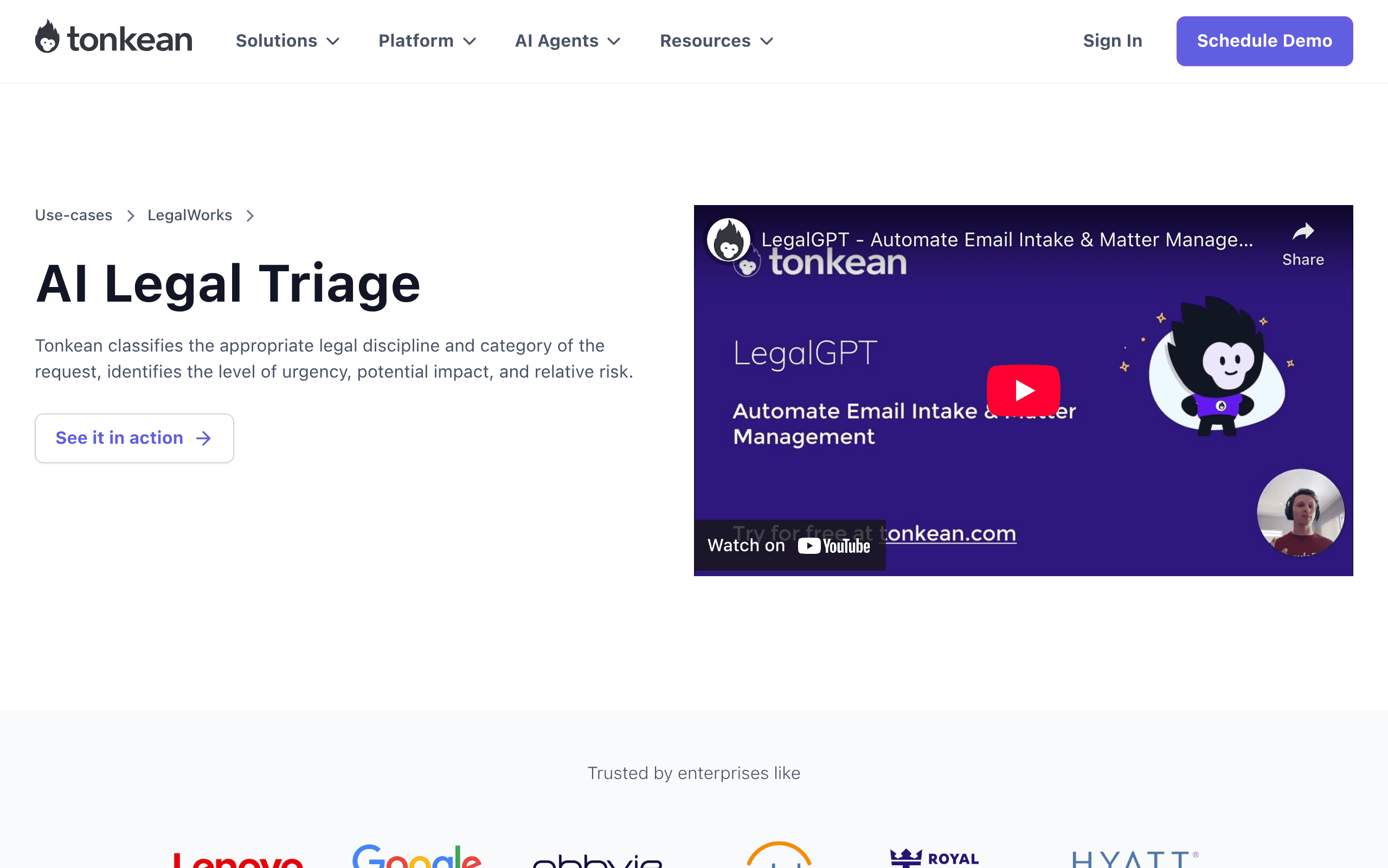 Tonkean LegalGPT