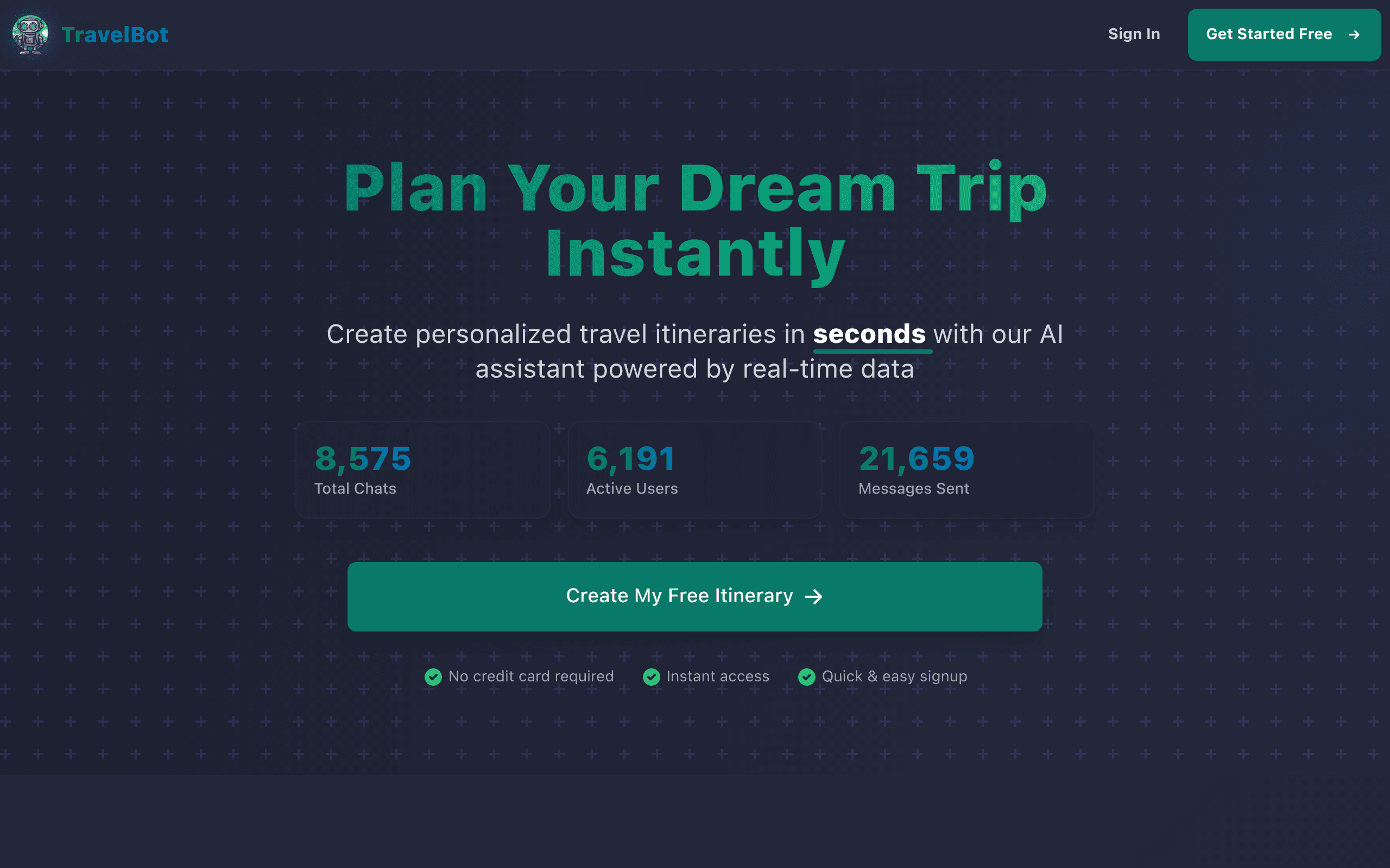 TravelBot AI Travel Assistant