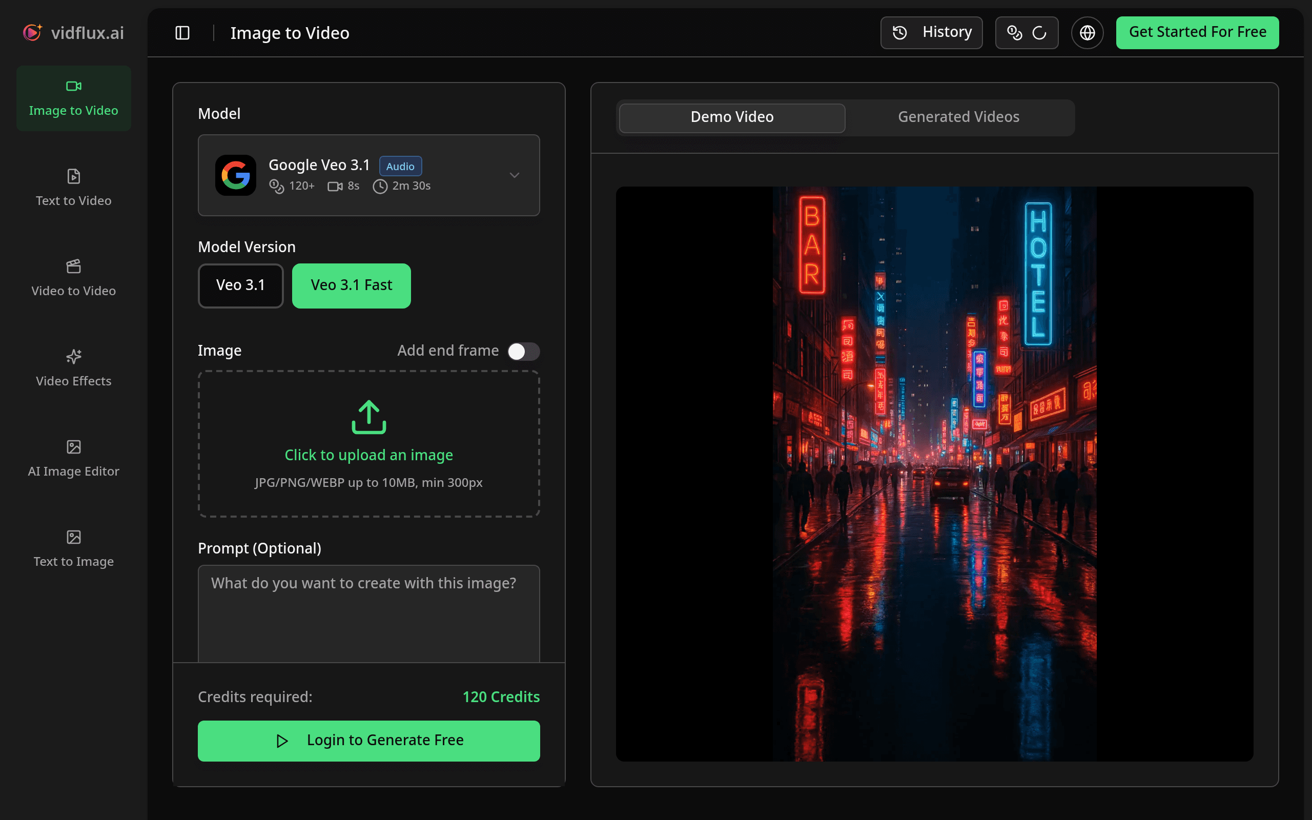 VidFlux - Image to Video AI