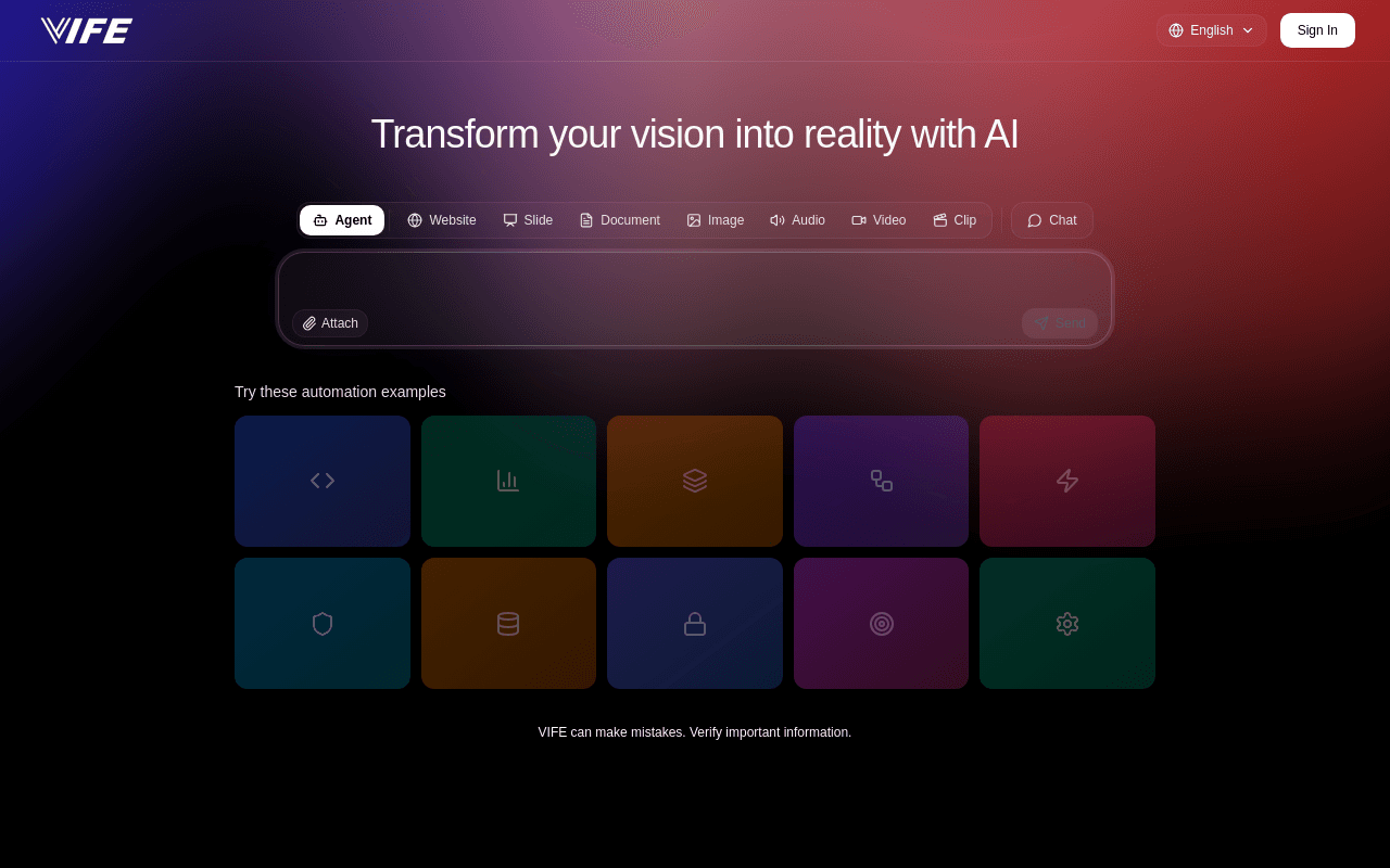 VIFE—Alternatives