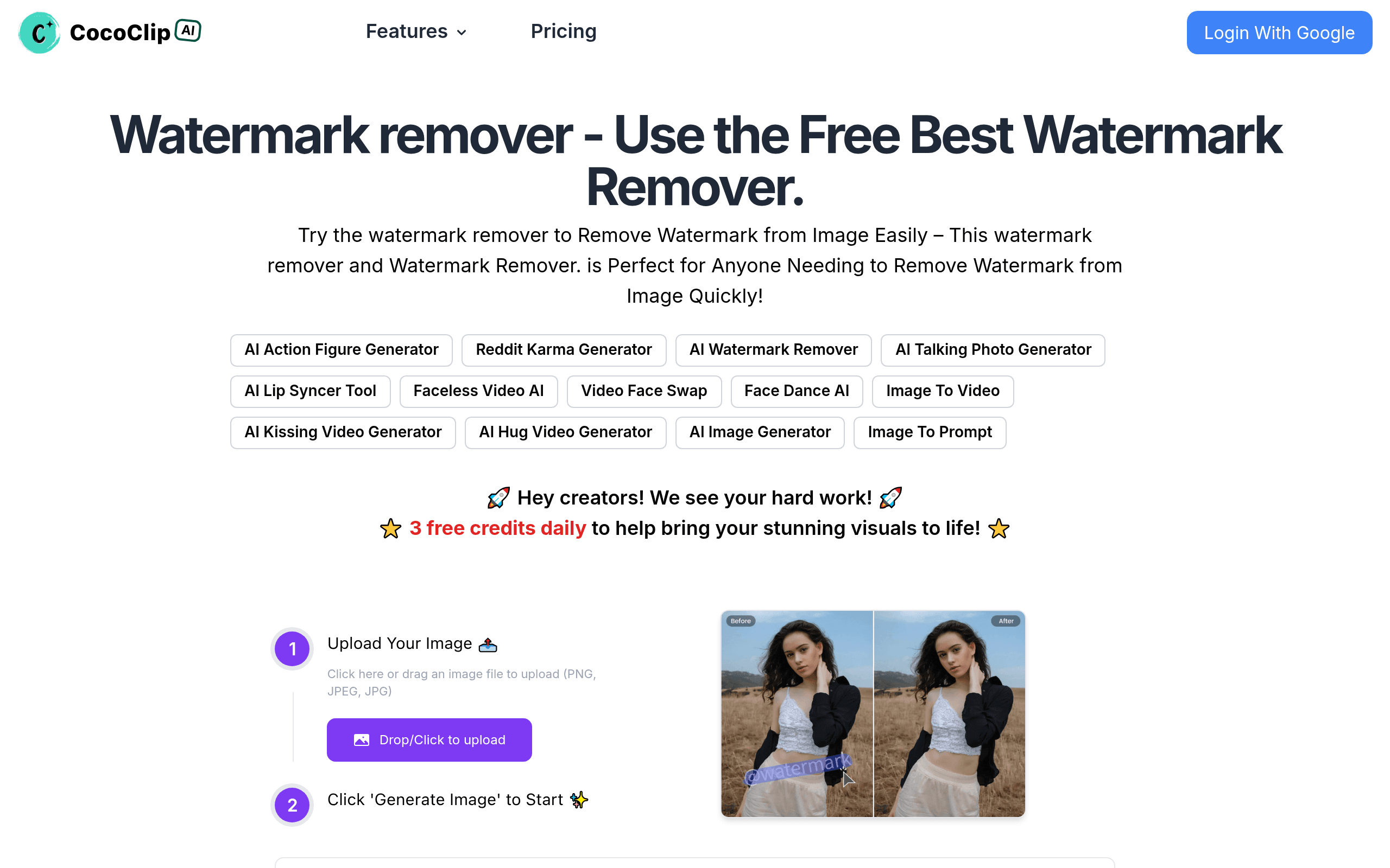 Watermark remover