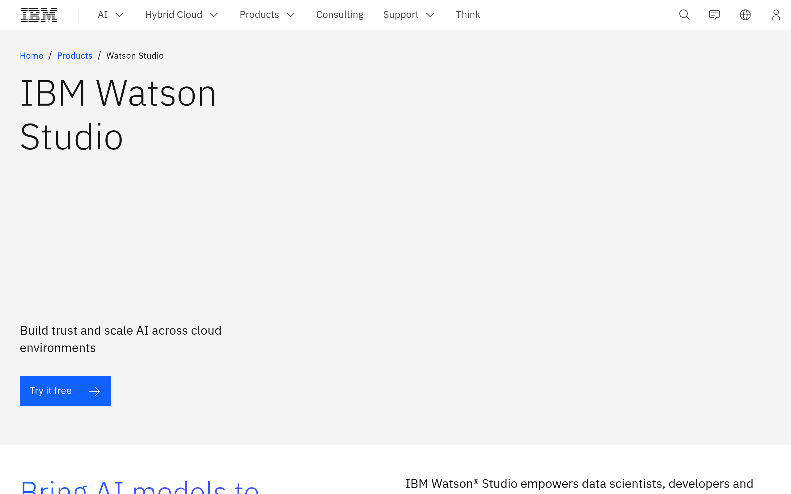 Watson Studio