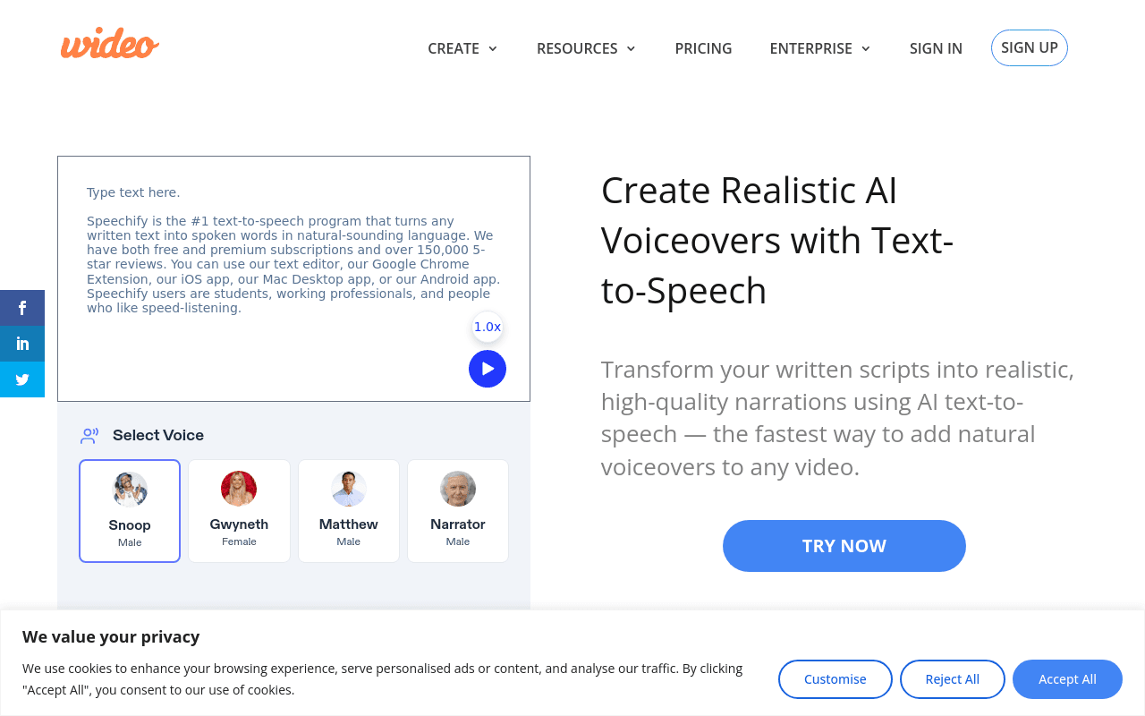 Wideo Text-to-Speech