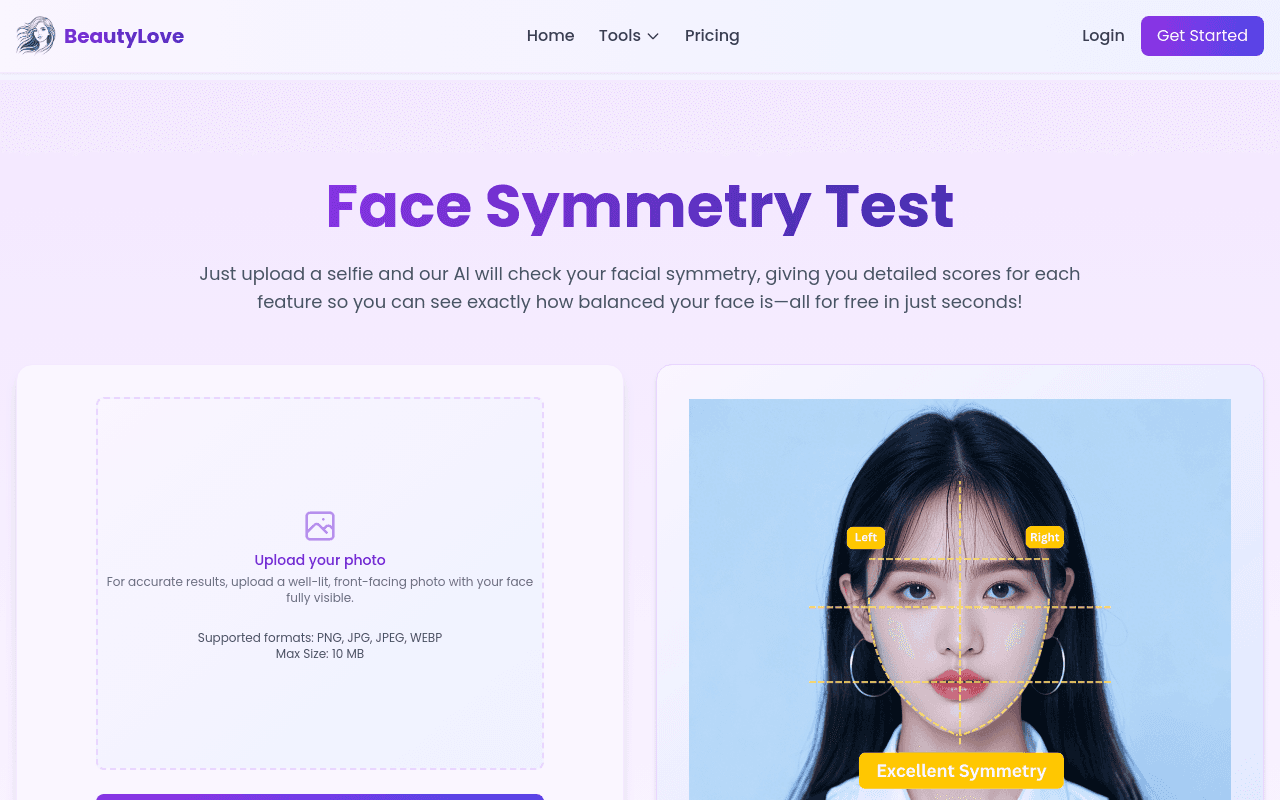 Face Symmetry Test