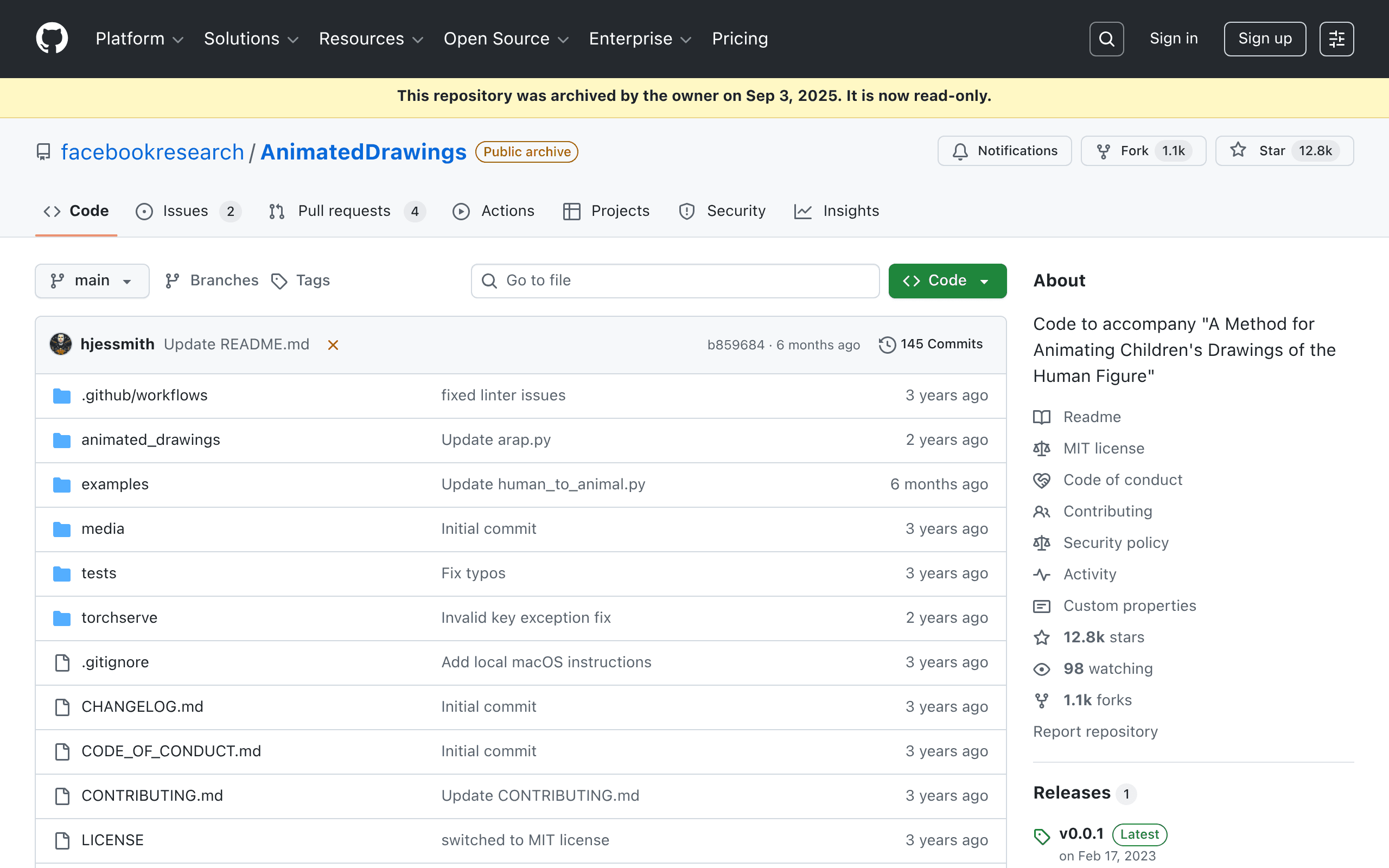 Animated Drawings by Meta